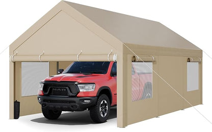 JY QAQA Carport, 10x20 FT Heavy Duty Carport - Image 2
