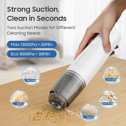 Handheld Vacuum Cordless, Car Vacuum Cleaner Portable - Image 3