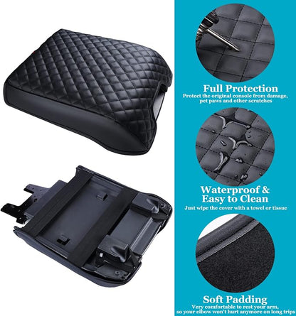Center Console Cover for Ford F150 2015-2020, Armrest Cover for F250 F350 F450 - Image 5