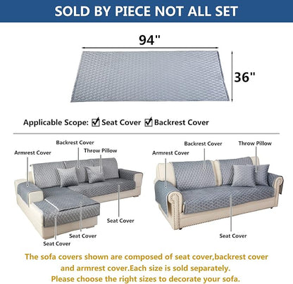Eismodra Couch Cover, Sectional Couch Covers, Sofa Covers - Image 5