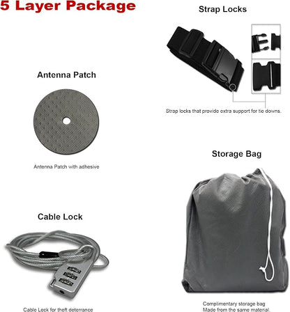5 Layer Full Car Cover - Image 3
