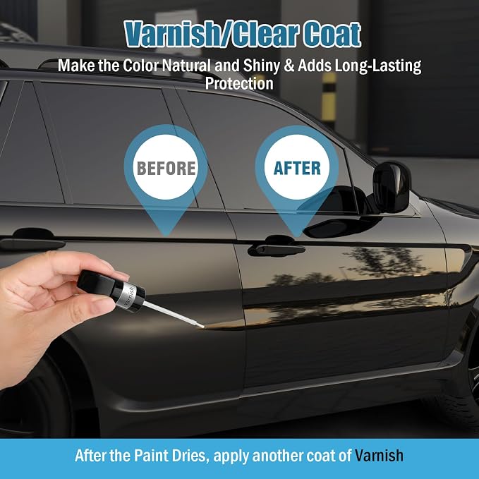 Black Touch Up Paint for Cars, Car Scratch Repair Pen, Color Accurate - Image 4