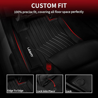 LASFIT Floor Mats for Mercedes Benz E Class E350 / E450 AMG / E53 2026 2025 2024 - Image 2