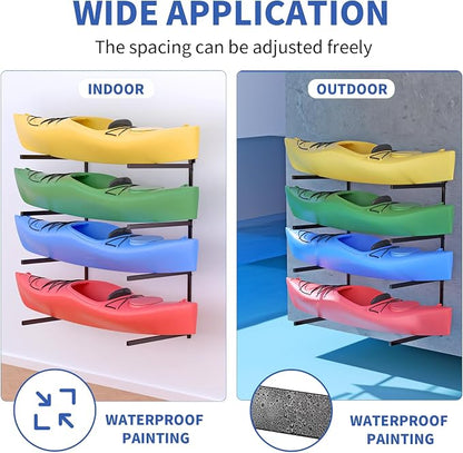 Wall Mounted Kayak Storage Rack, Kayak Racks - Image 4