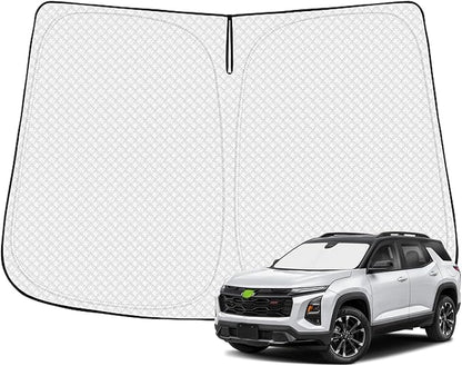 Windshield Sun Shade for 2025 2026 Chevrolet/Chevy Equinox Accessories Thicken by Canvcle
