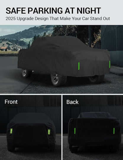 Proadsy 2025 Upgrade Car Cover for Chevrolet Colorado 2010-2021, Windproof All - Image 6