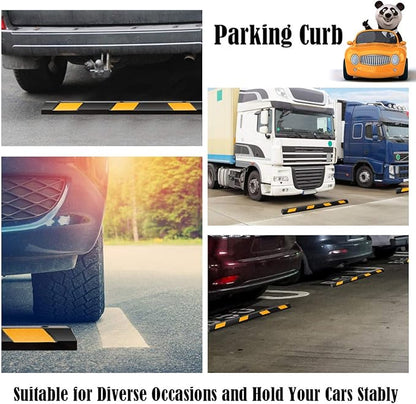IRONMAX Parking Stopper for Garage, Heavy Duty Parking Block Garage Wheel Stop - Image 4