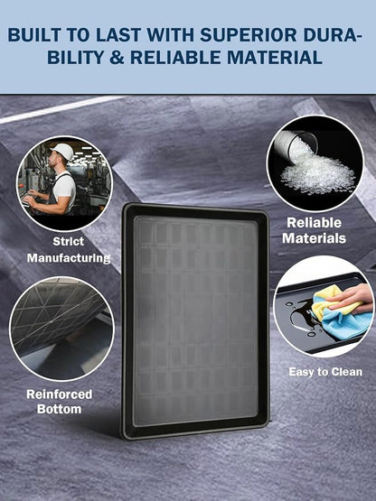 6Pack Extra Large Oil Drip Pan 35.4 x 24 x1.4 Inches Oil Change Drain Drip Tray - Image 3