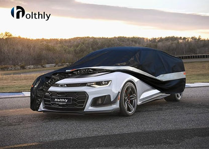 10 Layers Car Cover Custom Fit for Chevy Camaro, Waterproof All Weather for - Image 6