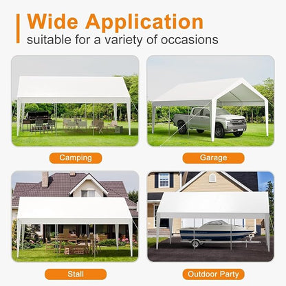 10x20ft Metal Carport Garage - Image 6