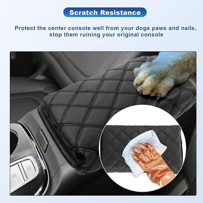 CDEFG Center Console Cover for 2022 2023 2024 Santa Cruz Pickup Truck Armrest - Image 3
