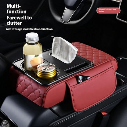 Center Console Cover Organizer, 5-In-1 Arm Rest Cover - Image 3