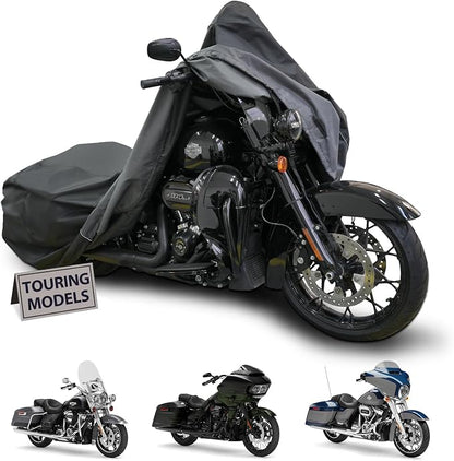 Motorcycle Cover for Harley Davidson Touring Models Road King, Road Glide by Keeptheloveenjoytherideandfeelthebeautyoflife
