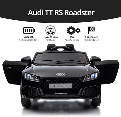 Electric Car for Kids, Licensed Audi 6V Kids Ride on Car Toy for Toddlers - Image 3