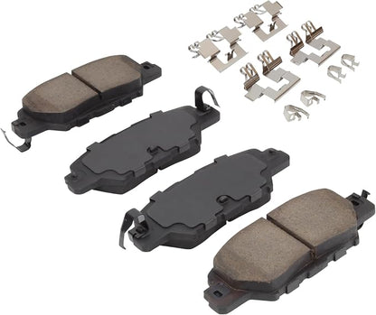 Premium Ceramic Rear Brake Pads Compatible - Image 2
