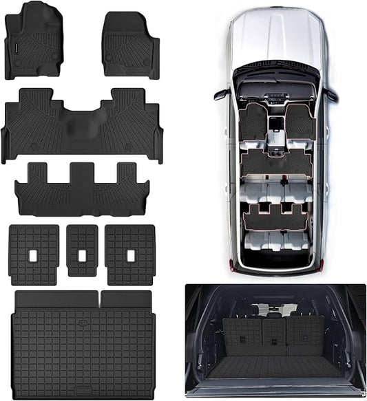 Full Set Floor Mats & Trunk Liner by SANBAN-AXE