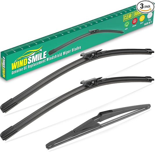 28" 21" 12" Windshield Wiper Blades Replacement by WINDSMILE