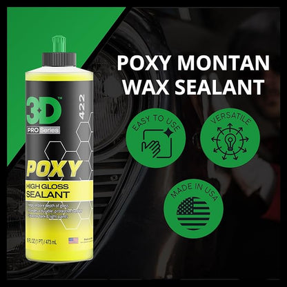 3D POXY Montan Wax Sealant – Long Lasting Hybrid Car Wax - Image 5