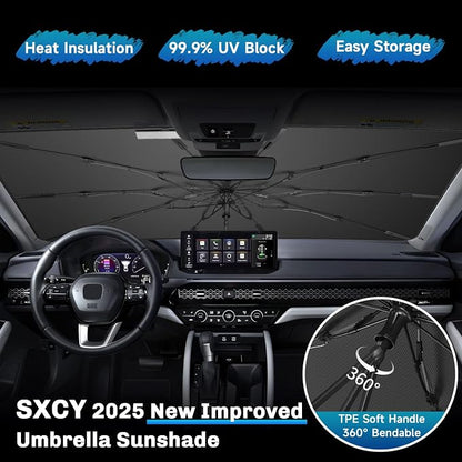 SXCY for 2020-2024 2025 Land Rover Defender Windshield Umbrella Sunshade for - Image 4