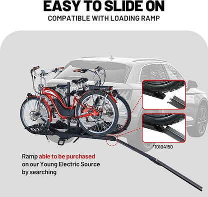 200 lbs E-Bike Rack Hitch Mount Platform Style - Image 6