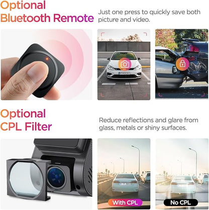 VIOFO Dash Cam A119 Mini 2, STARVIS 2 Sensor, 2K 60fps/HDR 30fps Voice Control - Image 9