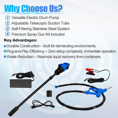 120V AC Electric Drum Pump - Image 6