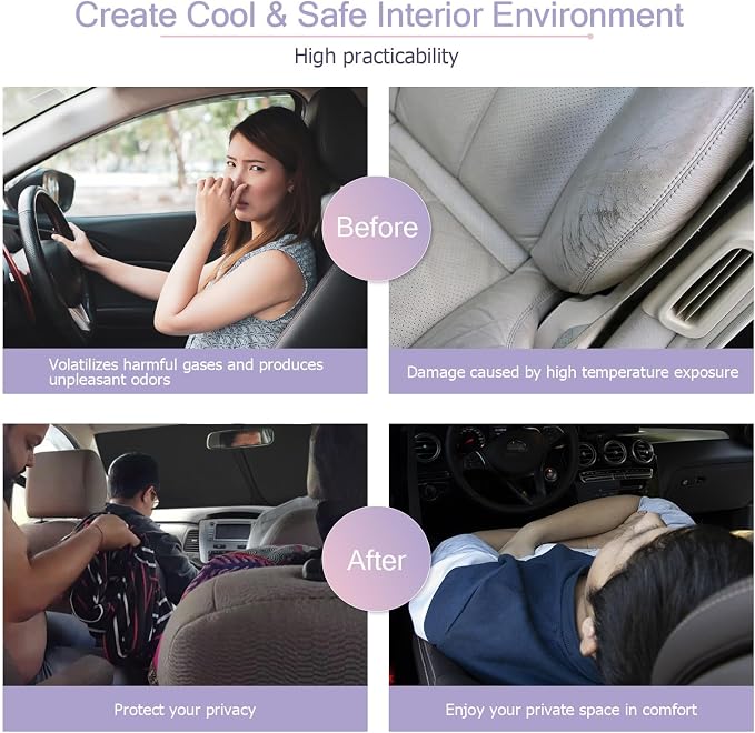 LUWU for 2019-2025 S60 V60 Windshield Sun Shade 2025 S60 V60 Windshield - Image 4