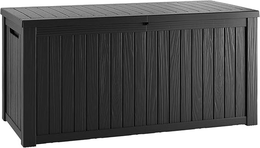 200 Gallon Resin Deck Box, Waterproof Outdoor Storage Bin by Decksplore%E2%80%94BuiltforOutdoor
