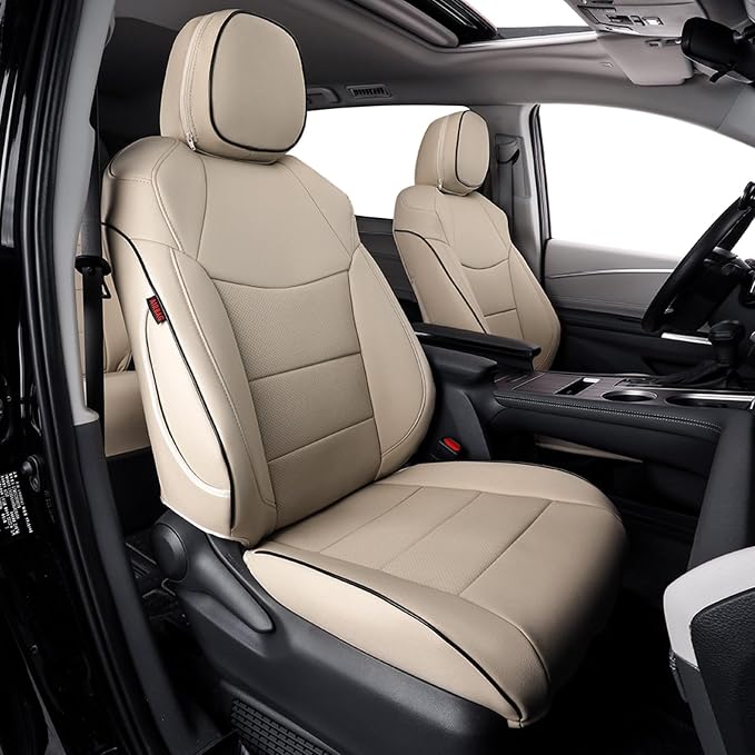 EKR Sienna Seat Covers for 2021-2025 Toyota Sienna XLE, 7 Seats, 2nd Row by EKR