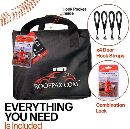 RoofPax Car Rooftop Cargo Carrier Bag Waterproof Storage - Image 6