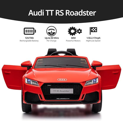 Electric Ride on Car for Kids, Licensed Audi 12V 7Ah Kids Ride-on Toy for - Image 5