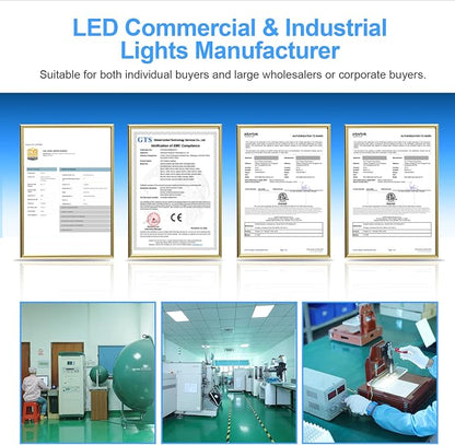 3 Pack 500W LED High Bay Light 72, 500LM DLC ETL Listed Industrial Grade UFO - Image 6