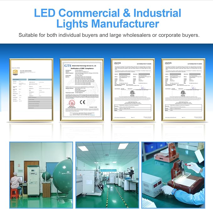 400W LED High Bay Light 56000LM 5000K 120VAC UFO Light IP65 Waterproof Dimmable - Image 8