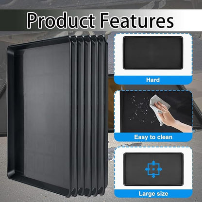 6Pcs Auto Oil Drip Pan Extra Large Oil Drip Pan - Image 2