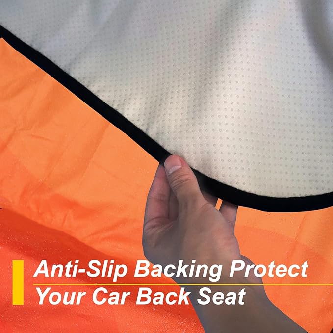 Back Seat Cover for Car Trucks Van SUV, Waterproof Rear Bench Towel Seat Covers - Image 5
