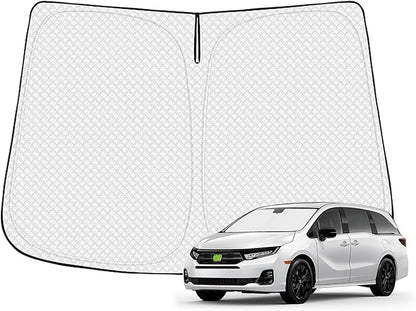 Windshield Sun Shade for 2018-2025 2026 Honda Odyssey Accessories Thicken by Canvcle