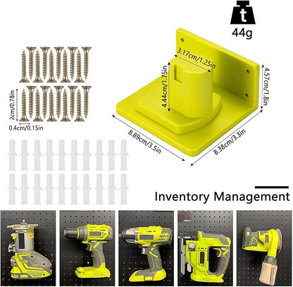 5Pcs Tool Mount Holder Plastic Electric Tool Battery Dock Compatible - Image 2