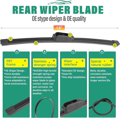 26" 18" 13" Windshield Wiper Blades Replacement - Image 4