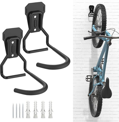 Bike Wall Mount with Fixed Hook, Heavy Duty Bike Storage Rack, Bike Rack by Housolution
