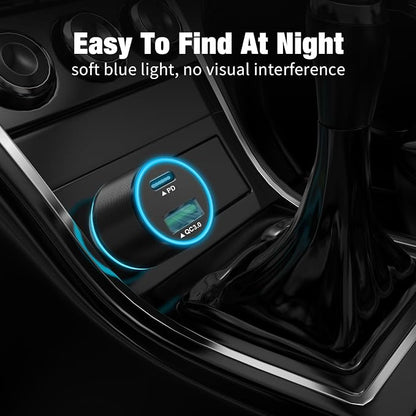 Cluvox 5 Pack USB C Car Charger, 38W Fast Charging - Image 5