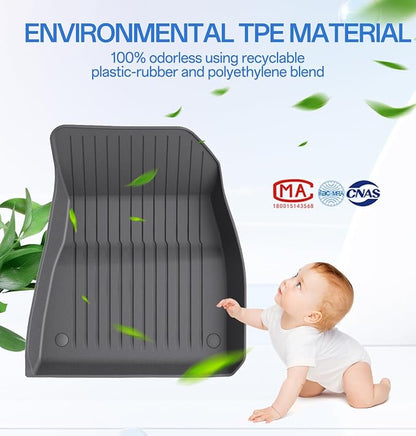 Floor Mats Fits for Tesla Model 3 2023-2018 - Image 6