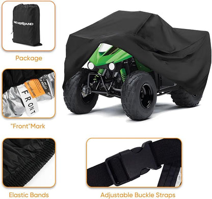 NEVERLAND ATV Cover 210D Oxford Cloth, Waterproof Outdoor Heavy Duty 4 Wheeler - Image 3