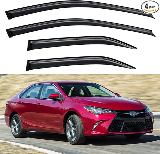 Window Visors Rain Guards Shield by YQAUTEC