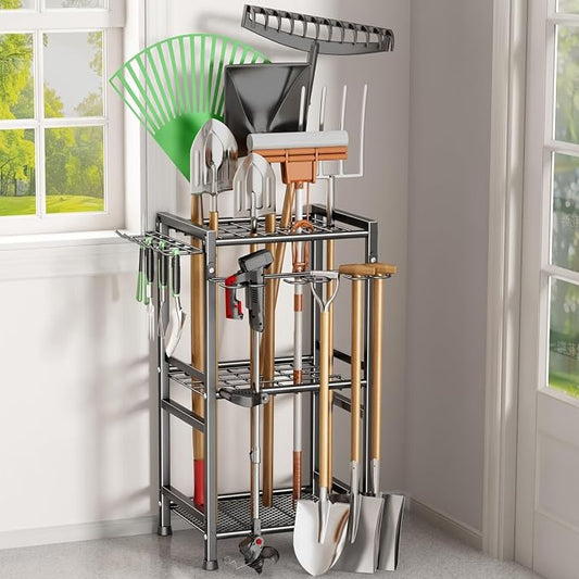 Garden Tool Organizer Storage Metal Yard Tool Organizer Heavy Duty Garden Tool by CICUFYOfficial