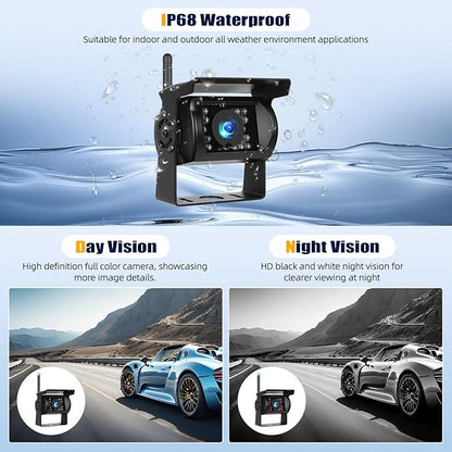 1080P Wireless RV Backup Camera System, 7 Inch Reverse Camera Monitor - Image 6