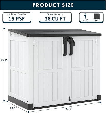 Outdoor Storage Cabinet 36 Cu Ft - Image 7