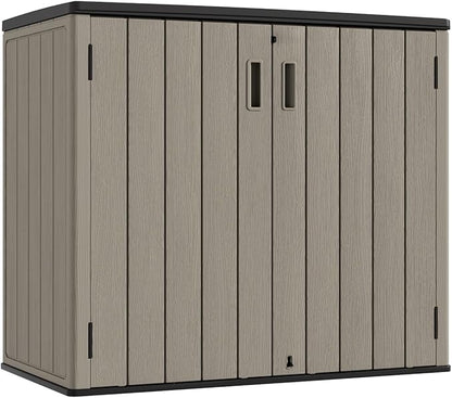 KINYING Outdoor Horizontal Storage Sheds, Outdoor Storage Cabinet Waterproof by KINYING