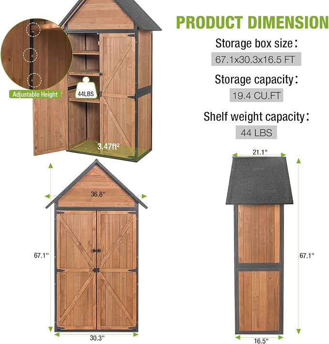 GUTINNEEN Shed Outdoor Storage Upgraded - Image 6