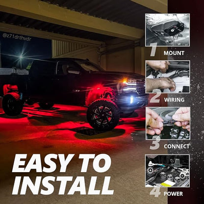 OPT7 Quantum Pro RGBW LED Rock Lights - Image 6