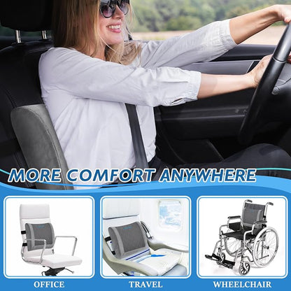 Lumbar Support Pillow for Office Chair Back Support Lumbar Pillow for Car - Image 7